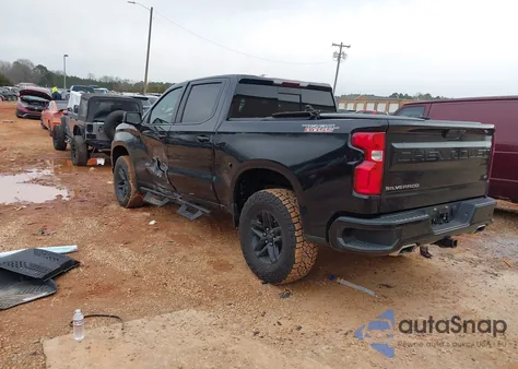 2021 Chevrolet Silverado 1500 4Wd Short Bed Lt Trail Boss z USA, uszkodzony, nr VIN 1GCPYFED8MZ317788